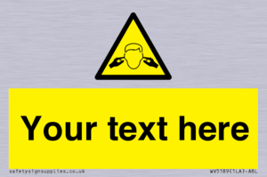 Custom Noise Hazard Sign